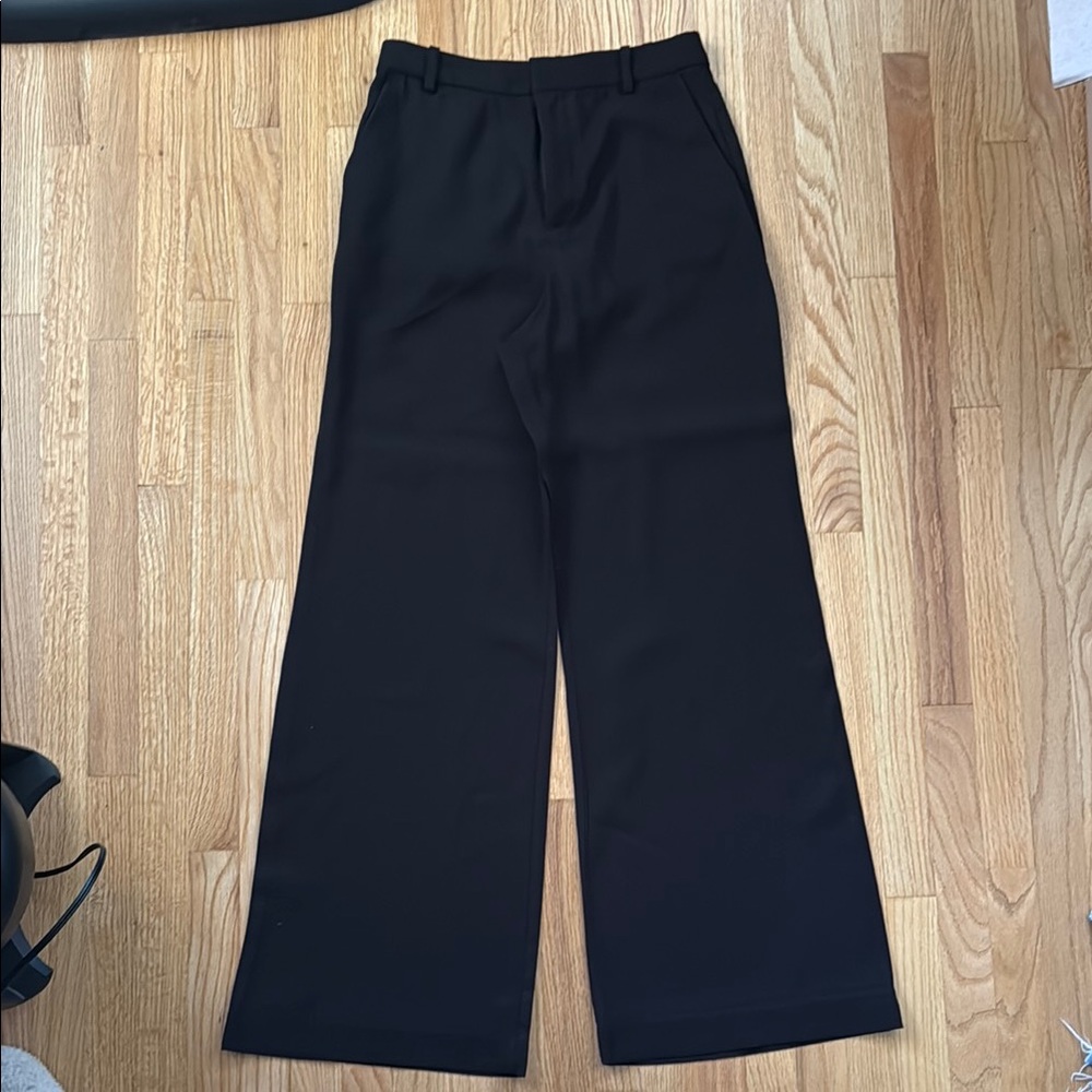 H&M Black Wide Leg Pants